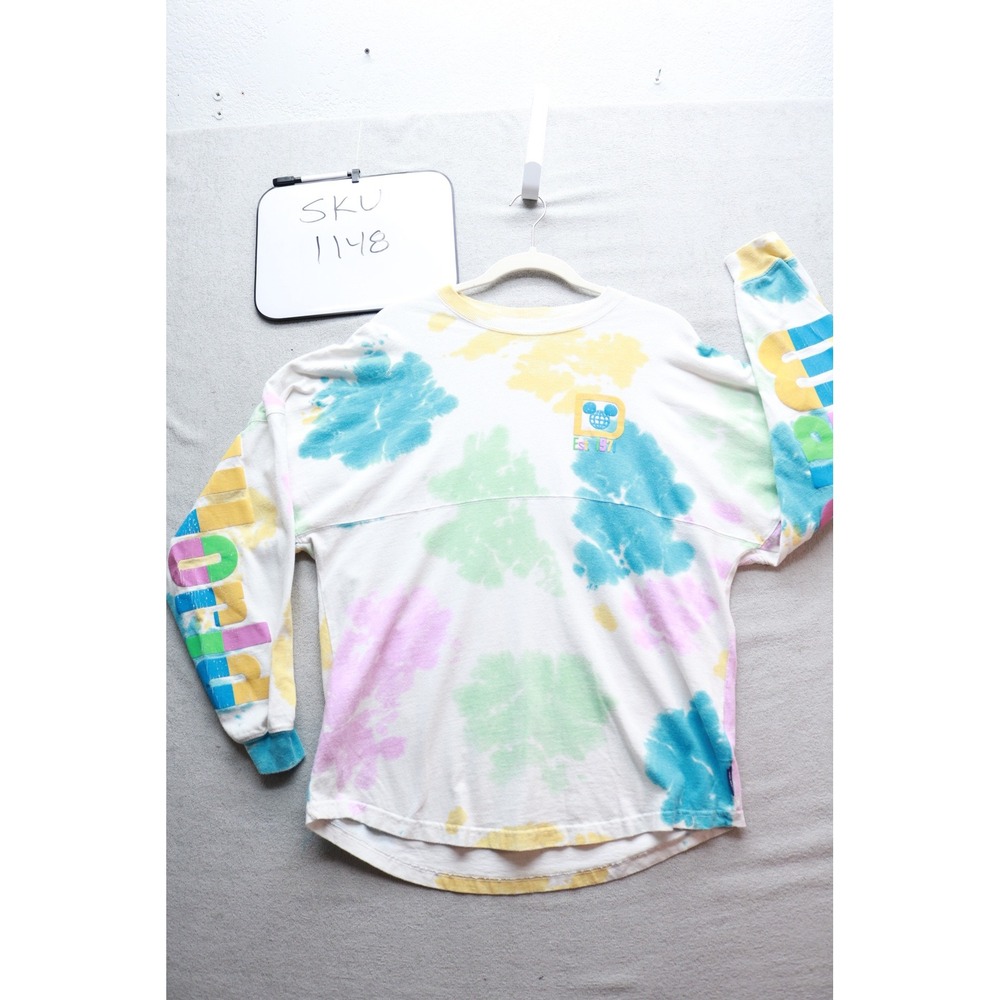 Disney Spirit Jersey Unisex Medium Multi Tie Dye Walt Disney World Est 1971